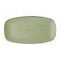 Assiettes oblongues Churchill Stonecast Sage Green 355mm (Lot de 6)