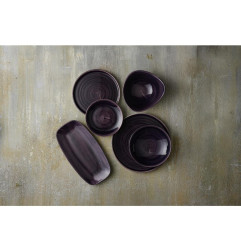 Assiettes rondes Churchill Stonecast Patina Purple 165mm (Lot de 12)
