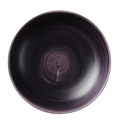 Assiettes coupes rondes Churchill Stonecast Patina Purple 248mm (Lot de 12)