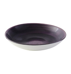 Assiettes coupes rondes Churchill Stonecast Patina Purple 248mm (Lot de 12)