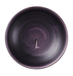 Assiettes coupes rondes Churchill Stonecast Patina Purple 182mm (Lot de 12)