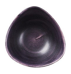 Bols triangulaires Churchill Stonecast Patina Purple 235mm (Lot de 12)