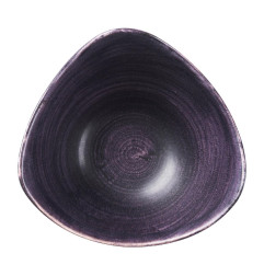 Bols triangulaires Churchill Stonecast Patina Purple 153mm (Lot de 12)