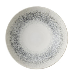 Assiettes coupes rondes Churchill Studio Prints Fusion Grey 182mm (Lot de 12)