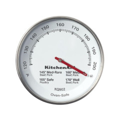 Thermomètre à viande à cadran en inox KitchenAid Global