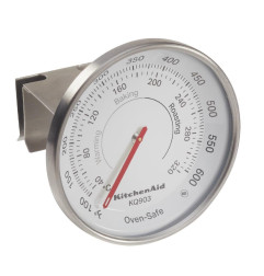 Thermomètre de four à cadran KitchenAid Global noir 7,62cm
