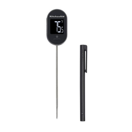 Thermomètre numérique pivotant KitchenAid Global noir