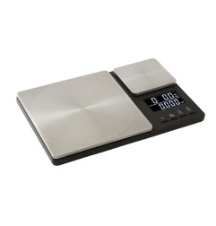 Balance de cuisine double plateforme en inox KitchenAid Global noire