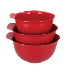 Bols à mélange KitchenAid rouge empire (lot de 3)