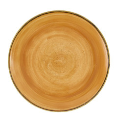 Assiettes avec rebord Churchill Stonecast Tangerine 260mm (Lot de 12)