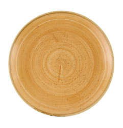 Assiettes avec rebord Churchill Stonecast Tangerine 217mm (Lot de 12)
