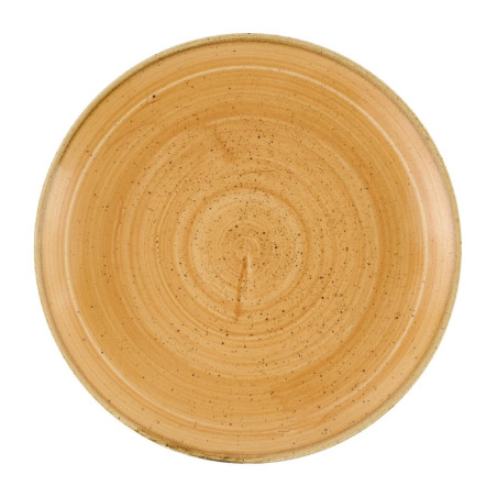 Assiettes avec rebord Churchill Stonecast Tangerine 217mm (Lot de 12)
