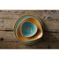 Assiettes avec rebord Churchill Stonecast Tangerine 165mm (Lot de 12)