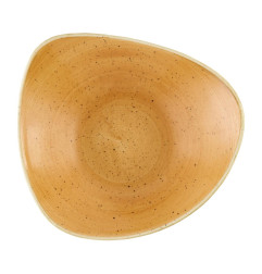 Bols triangulaires Churchill Stonecast Tangerine 235mm (Lot de 12)