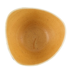 Bols triangulaires Churchill Stonecast Tangerine 153mm (Lot de 12)