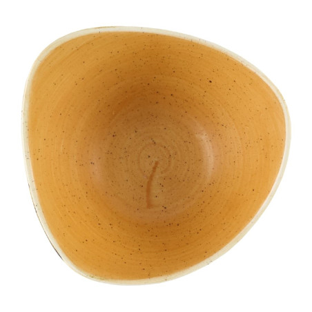 Bols triangulaires Churchill Stonecast Tangerine 153mm (Lot de 12)