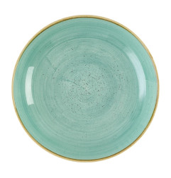 Assiettes coupes rondes Churchill Stonecast Mint 248mm (Lot de 12)
