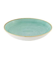 Assiettes coupes rondes Churchill Stonecast Mint 182mm (Lot de 12)