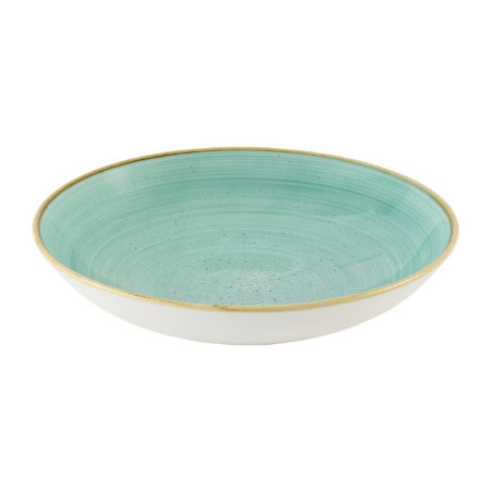 Assiettes coupes rondes Churchill Stonecast Mint 182mm (Lot de 12)