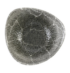 Bols triangulaires Churchill Studio Prints Kintsugi Quartz Black 185mm (Lot de 12)
