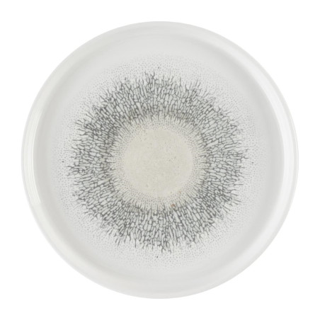 Assiettes avec rebord Churchill Studio Prints Fusion Agate Grey 210mm (Lot de 6)