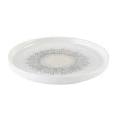 Assiettes avec rebord Churchill Studio Prints Fusion Agate Grey 210mm (Lot de 6)