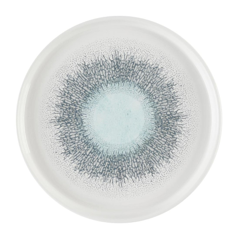 Assiettes avec rebord Churchill Studio Prints Fusion Aquamarine 210mm (Lot de 6)