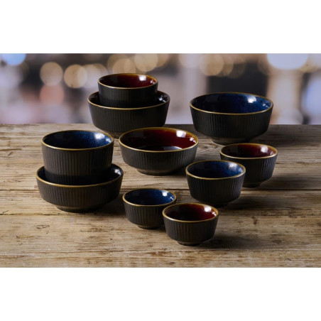 Bols à soupe Churchill Nourish Tokyo Blue Kochi 62 x 130mm (Lot de 12)