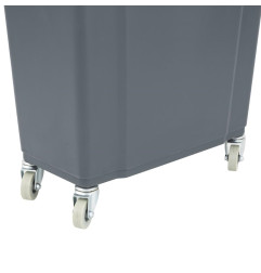 Roulettes pour poubelle Slim Jantex 80L