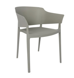 Fauteuils Lorenzo Café Bolero gris (lot de 2)