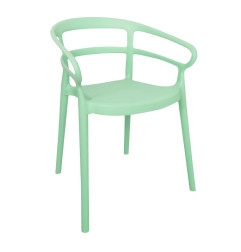 Fauteuils Bolero Mateo Café vert menthe (lot de 2)