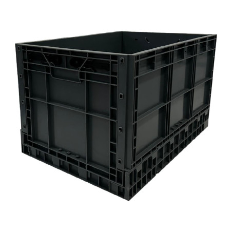 Caisse de transport/stockage pliante en plastique Vogue 594x396x353mm