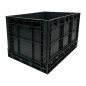 Caisse de transport/stockage pliante en plastique Vogue 594x396x353mm