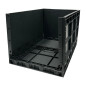 Caisse de transport/stockage pliante en plastique Vogue 594x396x353mm