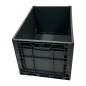 Caisse de transport/stockage pliante en plastique Vogue 594x396x353mm