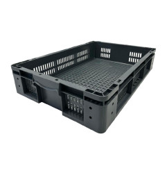 Caisse de rangement en plastique perforé Vogue 600x400x120mm
