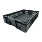 Caisse de rangement en plastique perforé Vogue 600x400x120mm