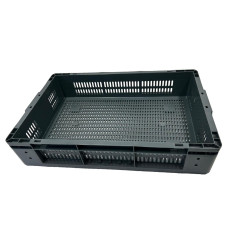 Caisse de rangement en plastique perforé Vogue 600x400x120mm