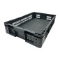 Caisse de rangement en plastique perforé Vogue 600x400x120mm