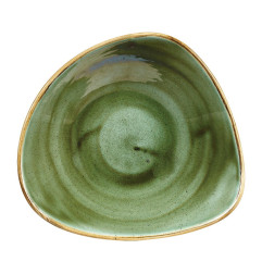 Bols triangulaires Churchill Stonecast Samphire Green 235mm (Lot de 12)