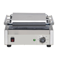 Grand gril de contact simple Bistro Buffalo lisse/lisse