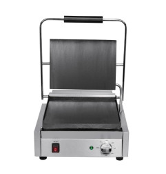 Grand gril de contact simple Bistro Buffalo lisse/lisse