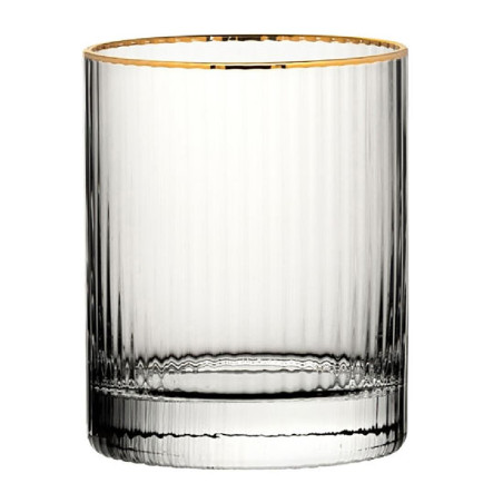 Verres à whisky bord doré Hayworth Utopia 325 ml (lot de 6)