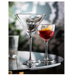 Verres à martini nid d'abeille Raffles Utopia 300ml (lot de 6)