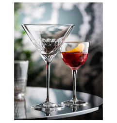 Verres à martini nid d'abeille Raffles Utopia 190ml (lot de 6)