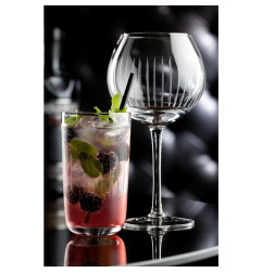 Verres hauts rainurés nid d'abeille Raffles Utopia 420ml (lot de 6)