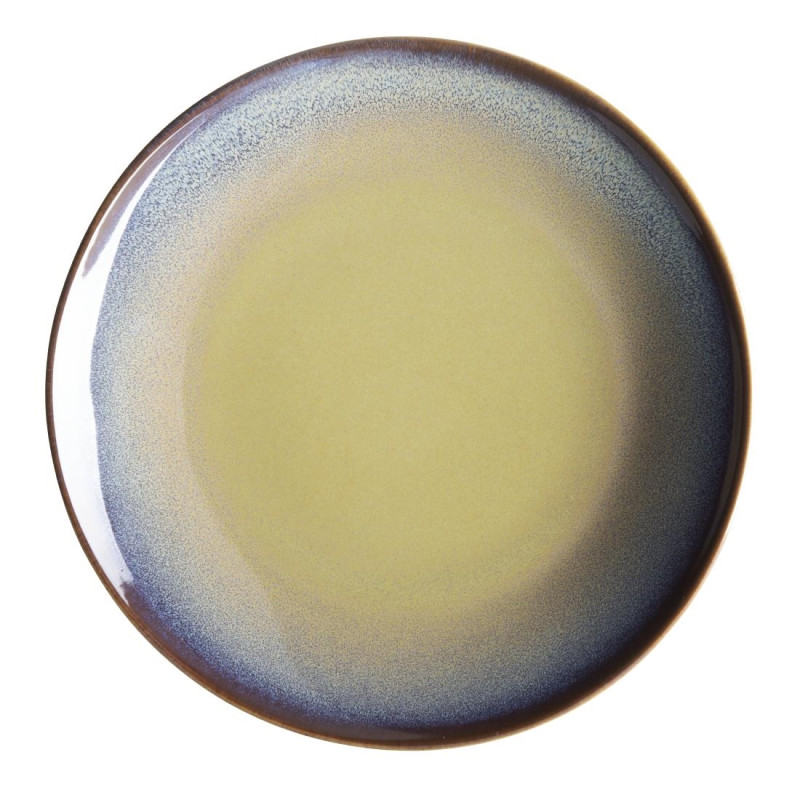 Assiettes plates Olympia Birch aubergine 270mm (lot de 6)