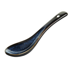 Cuillères à soupe Olympia Luna bleu nuit (lot de 12)