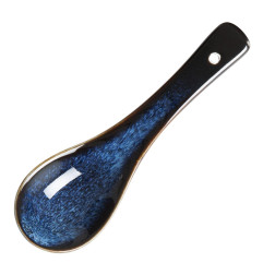 Cuillères à soupe Olympia Luna bleu nuit (lot de 12)