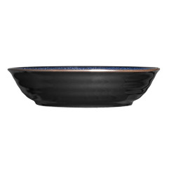 Bols plats Olympia Luna bleu nuit 210 mm (lot de 4)